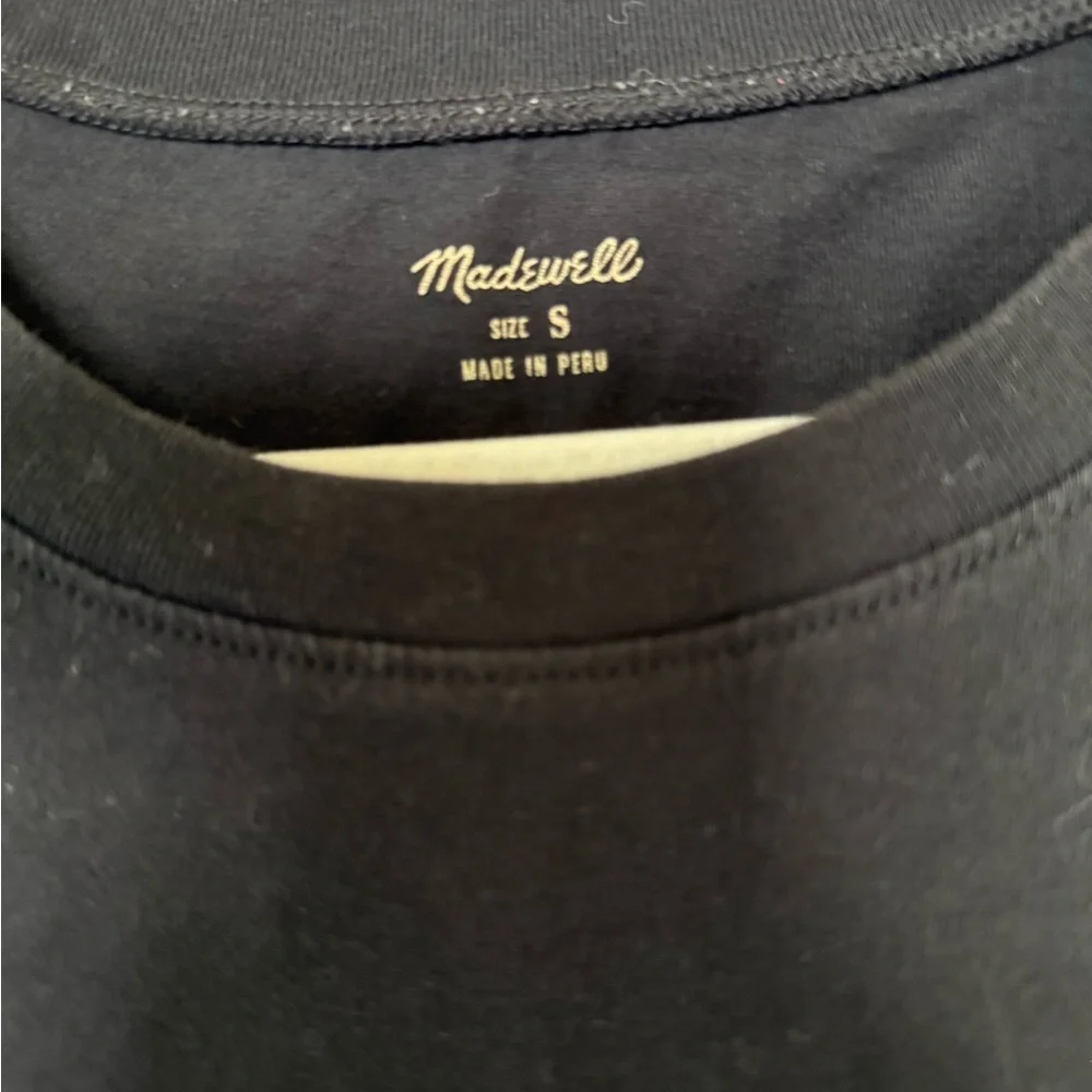 Madewell Black Short Sleeve Tee - Picture 4 of 5